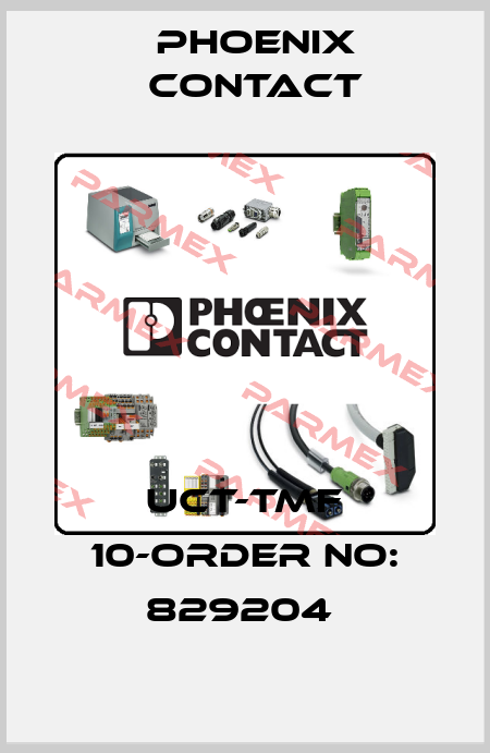 UCT-TMF 10-ORDER NO: 829204  Phoenix Contact