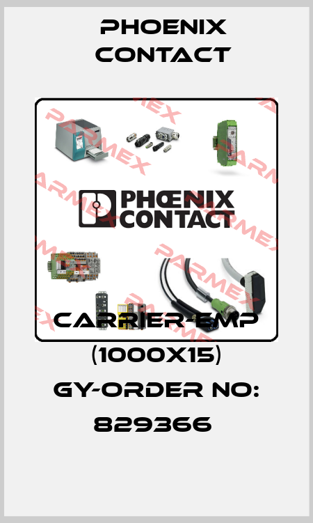 CARRIER-EMP (1000X15) GY-ORDER NO: 829366  Phoenix Contact