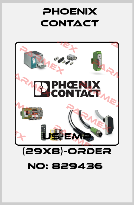 US-EMP (29X8)-ORDER NO: 829436  Phoenix Contact
