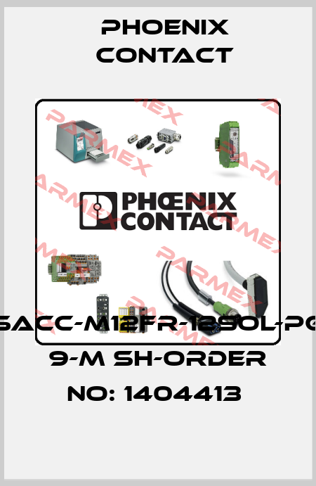 SACC-M12FR-12SOL-PG 9-M SH-ORDER NO: 1404413  Phoenix Contact