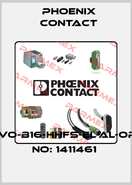 HC-EVO-B16-HHFS-EL-AL-ORDER NO: 1411461  Phoenix Contact