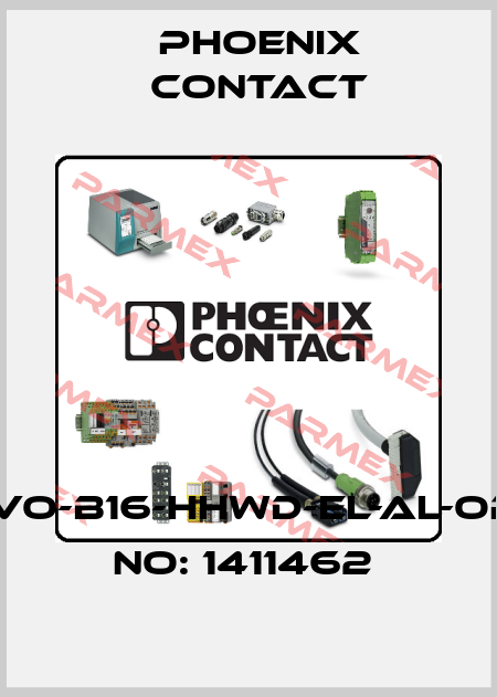 HC-EVO-B16-HHWD-EL-AL-ORDER NO: 1411462  Phoenix Contact