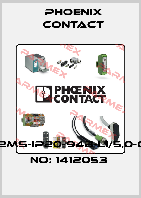 VS-M12MS-IP20-94B-LI/5,0-ORDER NO: 1412053  Phoenix Contact
