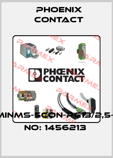 SACC-MINMS-5CON-PG13/2,5-ORDER NO: 1456213  Phoenix Contact