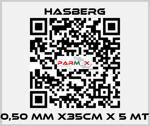 0,50 MM X35CM X 5 MT Hasberg