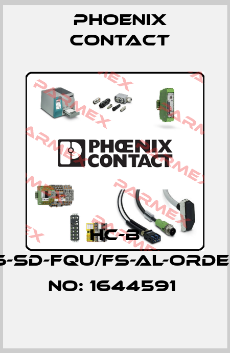 HC-B 16-SD-FQU/FS-AL-ORDER NO: 1644591  Phoenix Contact