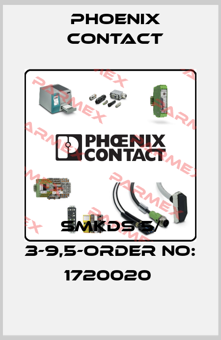 SMKDS 5/ 3-9,5-ORDER NO: 1720020  Phoenix Contact