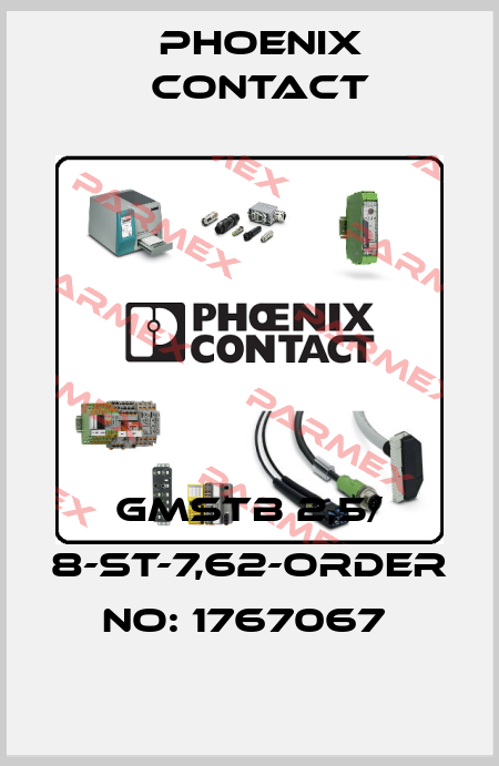 GMSTB 2,5/ 8-ST-7,62-ORDER NO: 1767067  Phoenix Contact