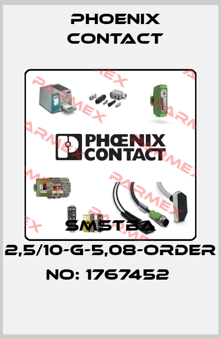 SMSTBA 2,5/10-G-5,08-ORDER NO: 1767452  Phoenix Contact