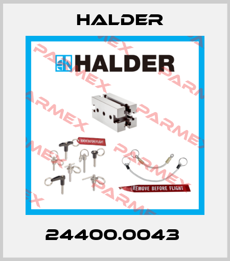 24400.0043  Halder