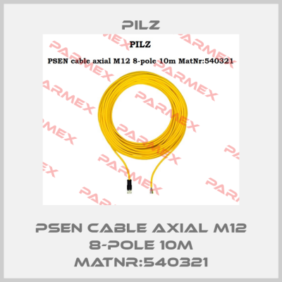 PSEN cable axial M12 8-pole 10m MatNr:540321 Pilz