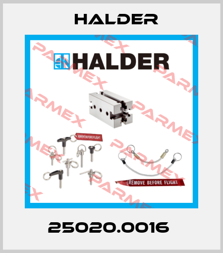25020.0016  Halder