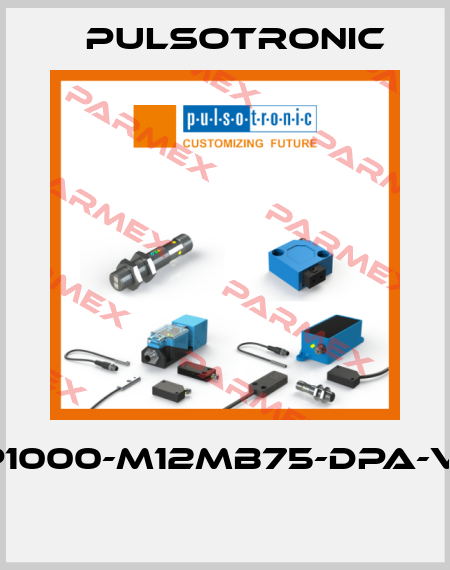 KORP1000-M12MB75-DPA-V2-RT  Pulsotronic