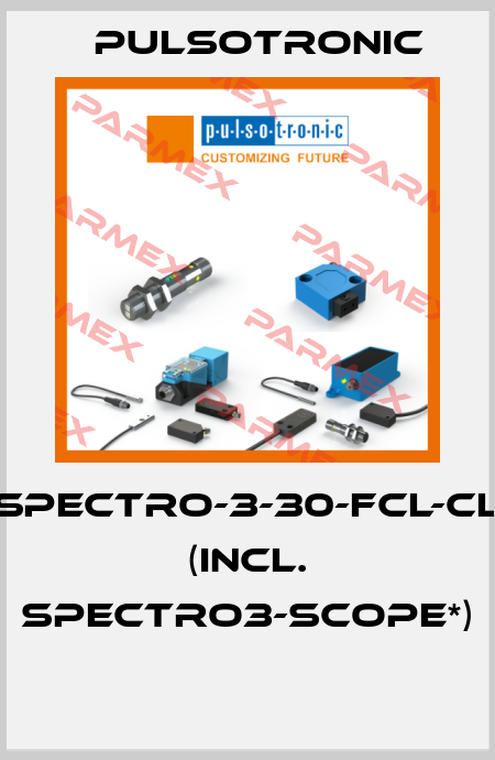SPECTRO-3-30-FCL-CL   (incl. SPECTRO3-Scope*)  Pulsotronic