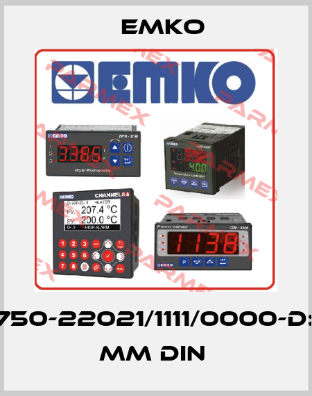 ESM-7750-22021/1111/0000-D:72x72 mm DIN  EMKO