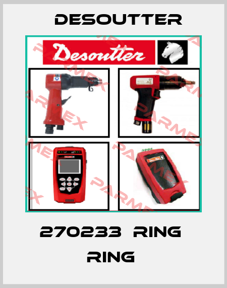 270233  RING  RING  Desoutter