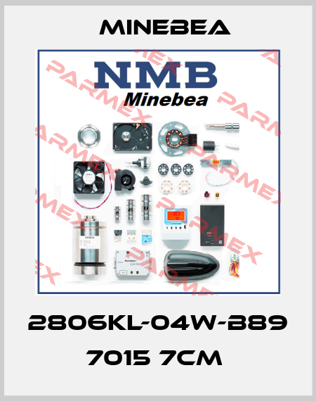 2806KL-04W-B89 7015 7CM  Minebea