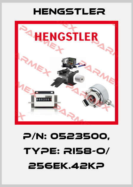 p/n: 0523500, Type: RI58-O/ 256EK.42KP Hengstler