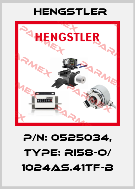 p/n: 0525034, Type: RI58-O/ 1024AS.41TF-B Hengstler