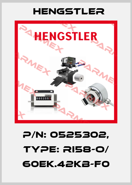 p/n: 0525302, Type: RI58-O/ 60EK.42KB-F0 Hengstler