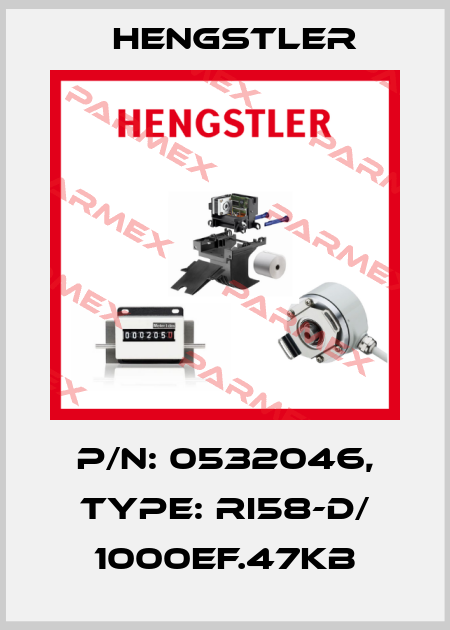 p/n: 0532046, Type: RI58-D/ 1000EF.47KB Hengstler