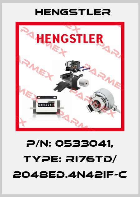 p/n: 0533041, Type: RI76TD/ 2048ED.4N42IF-C Hengstler