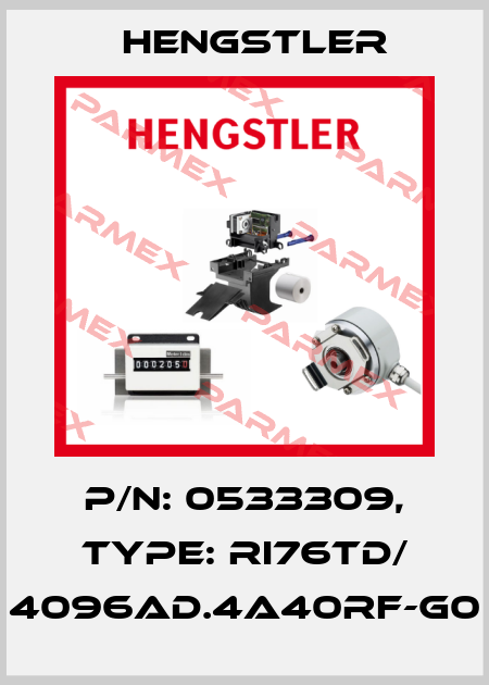 p/n: 0533309, Type: RI76TD/ 4096AD.4A40RF-G0 Hengstler