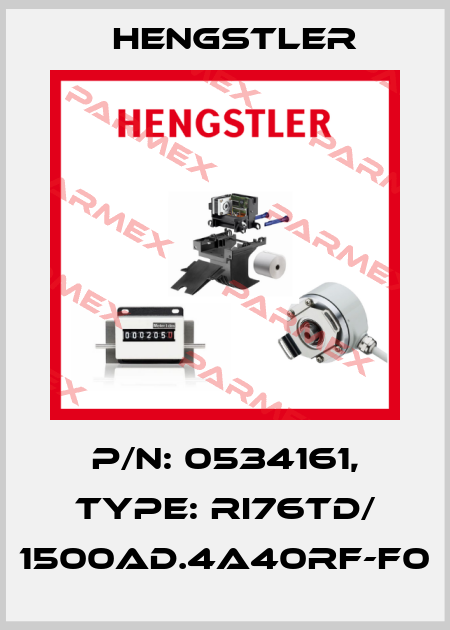 p/n: 0534161, Type: RI76TD/ 1500AD.4A40RF-F0 Hengstler