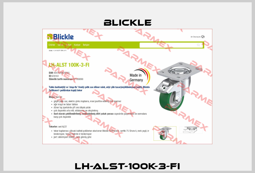 LH-ALST-100K-3-FI Blickle