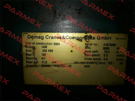 ROPE FOR:41573288  Demag