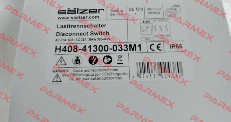 H408-41300-033M1 Salzer