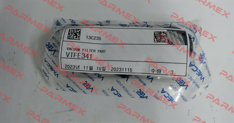 VTFE341 for VTF38-1 (Turtle pump) Vmeca