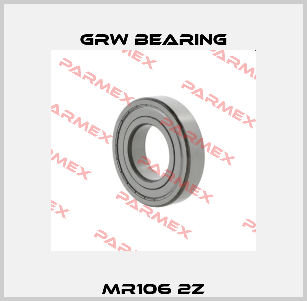 MR106 2Z GRW Bearing