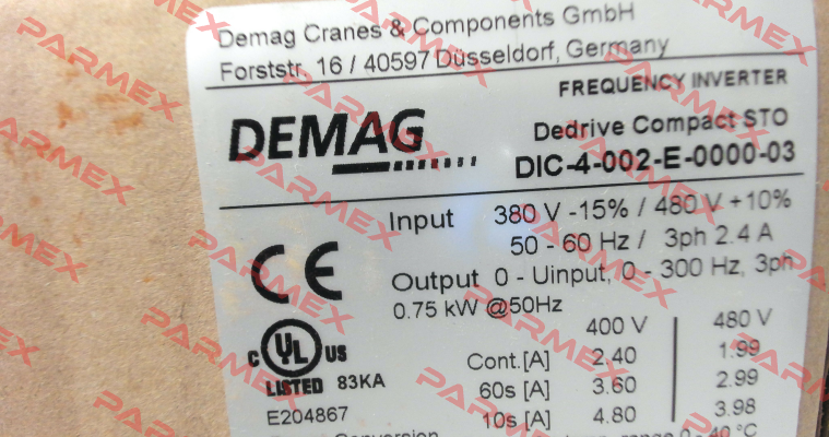 DIC-4-002-E-0000-03 Demag