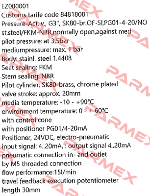 EZ000001 End Armaturen