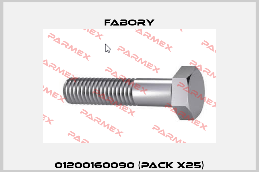 01200160090 (pack x25) Fabory