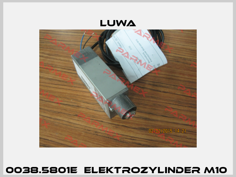 0038.5801E  Elektrozylinder M10  Luwa