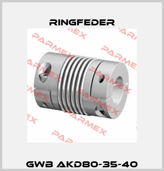 GWB AKD80-35-40 Ringfeder