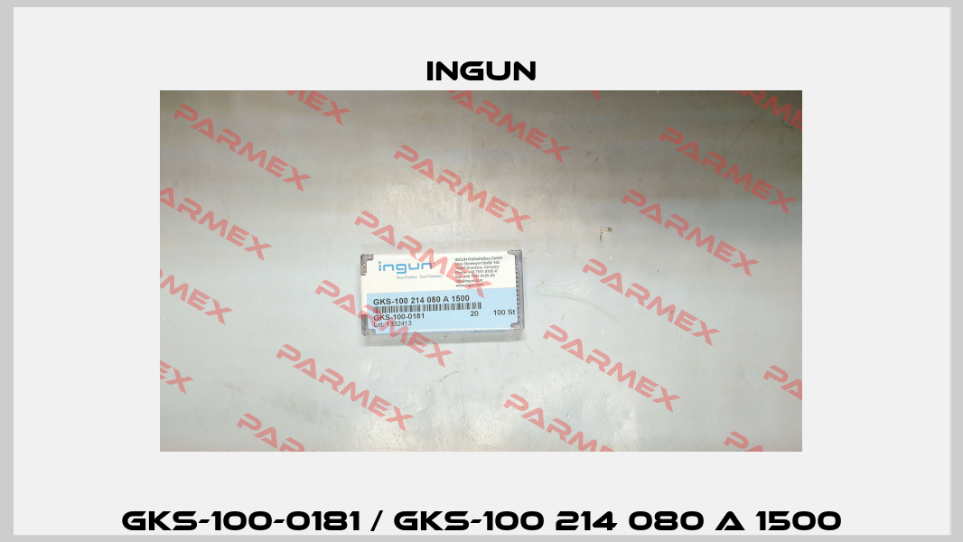 GKS-100-0181 / GKS-100 214 080 A 1500 Ingun