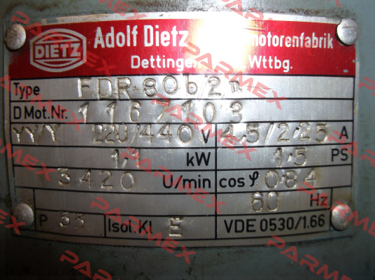 1167103 obsolete  Dietz-Motoren