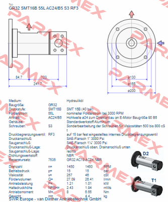 GR32 SMT 16B 55L AC24/B5 S3 RF3 Settima