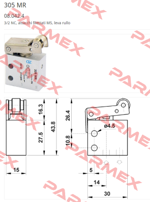 08.042.4 , type 305 MR  AZ Pneumatica