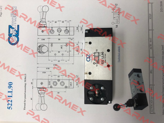 522 LL90 /  01.057.4 AZ Pneumatica
