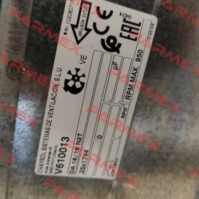 V610013 / DA 18/18 N2T 00 25X1744 VE Chaysol