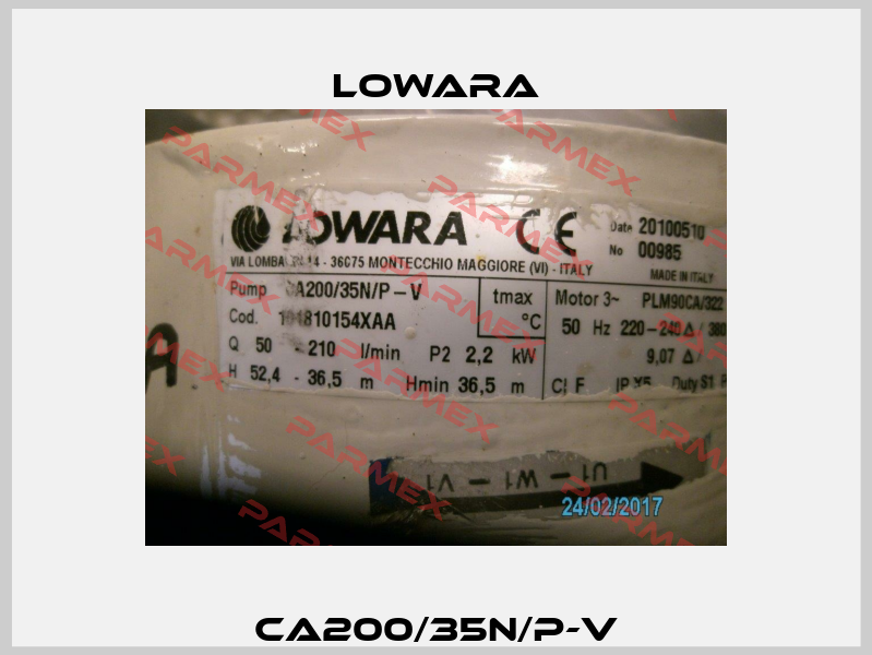 CA200/35N/P-V Lowara