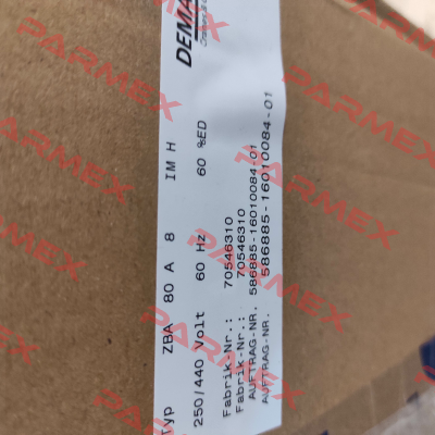 ZBA 80 A 8 B007 H 1 Demag