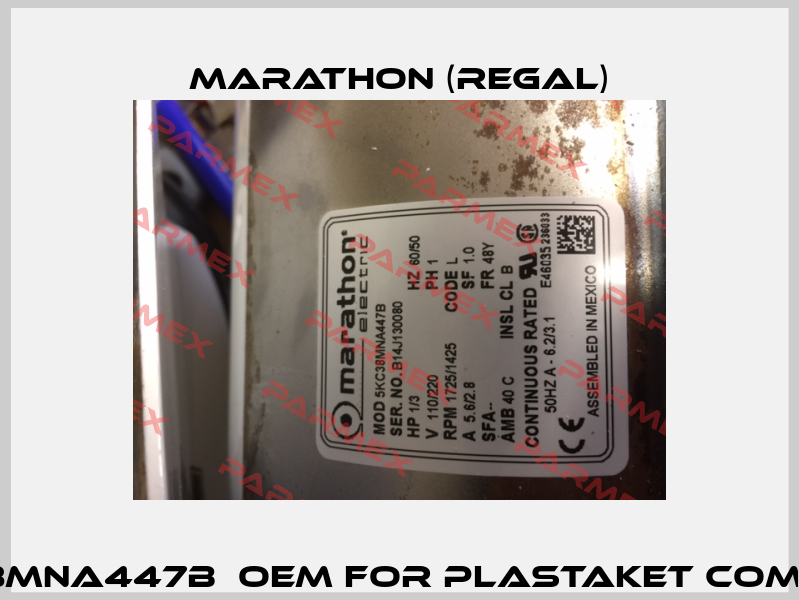 5KC38MNA447B  OEM for Plastaket Company  Marathon (Regal)