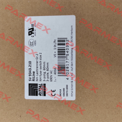 SV 9343.210 Rittal