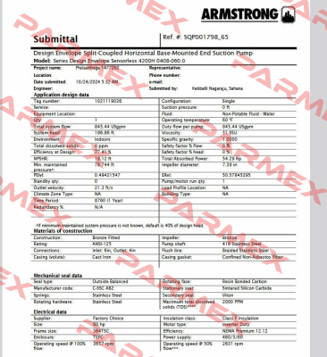 4200H 0408- 060.0 Armstrong