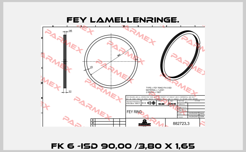 FK 6 -ISD 90,00 /3,80 x 1,65 Fey